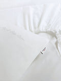 U.S. Polo Assn. bright white cotton sheet and pillowcase set (British brand)