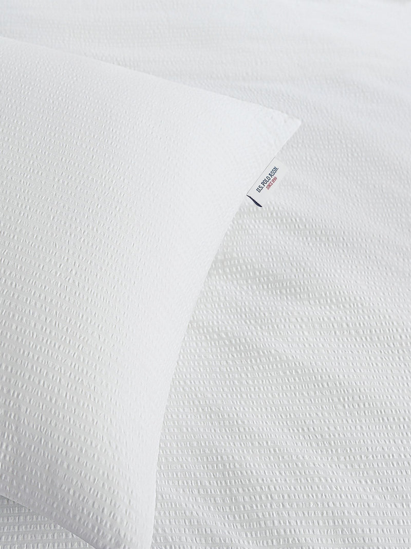 U.S. Polo Assn. bright white pure cotton duvet set (British brand)