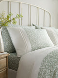 Dreams & Drapes Green Tess duvet cover set - British product