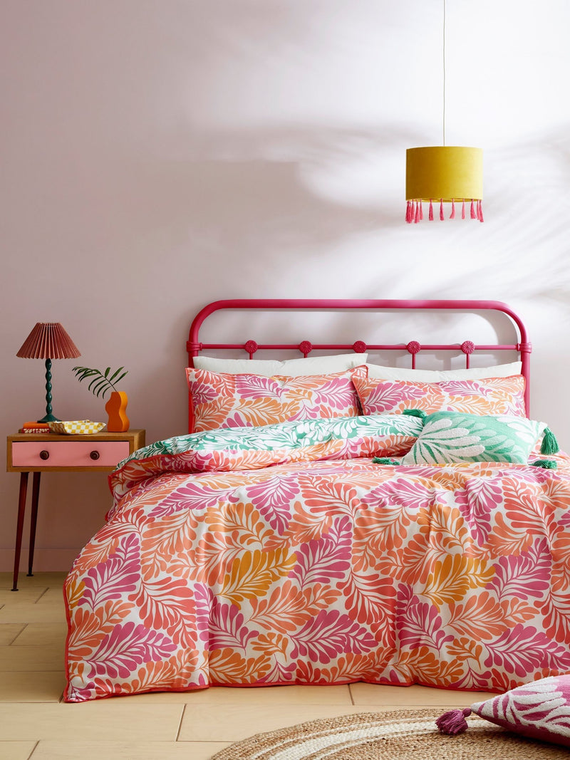 Appletree Pink Carmen duvet cover set - British product