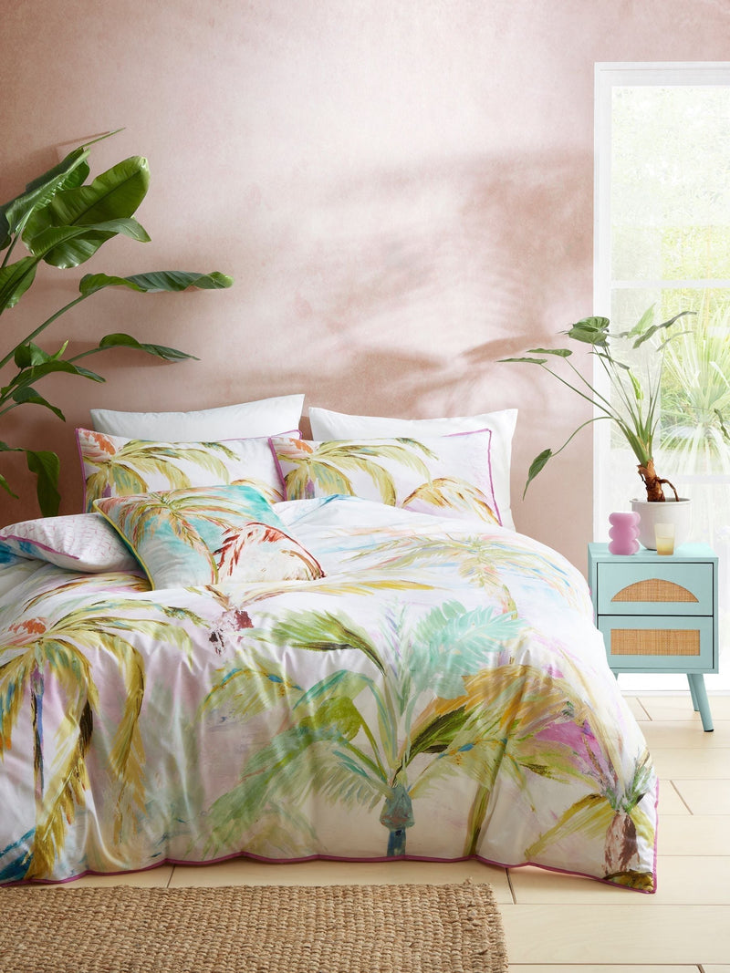Appletree Green Leilani 100% Cotton Duvet Cover Set
