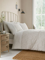 Dreams & Drapes Natural Tess Easy Care Duvet Cover Set