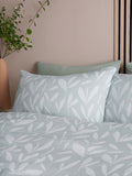 Appletree Green Emile Jacquard duvet cover set - British product
