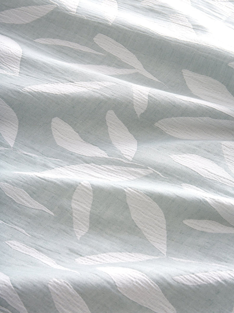 Appletree Green Emile Jacquard duvet cover set - British product