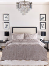 Laurence Llewelyn-Bowen Linen Firenza Jacquard Duvet Cover Set