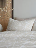 Appletree Natural Otto Textured Jacquard Duvet Cover Set