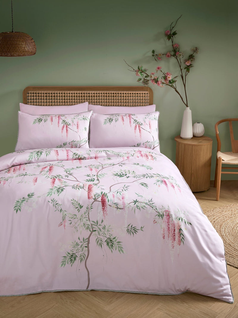 Soiree Pink Enya duvet cover set (British brand)