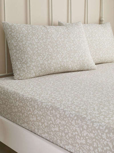 Dreams & Drapes Natural Tess Easy Care Fitted Sheet