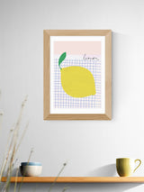 East End Prints Oak Big Lemon Framed Art Print