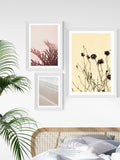 East End Prints White Palm Leaves II Framed Art Print