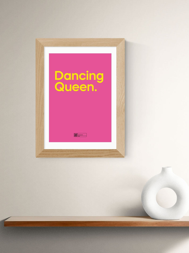 East End Prints Dancing Queen framed art print - British product