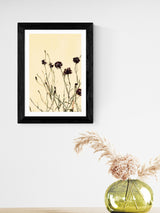 East End Prints Black Withered Flowers Framed Art Print