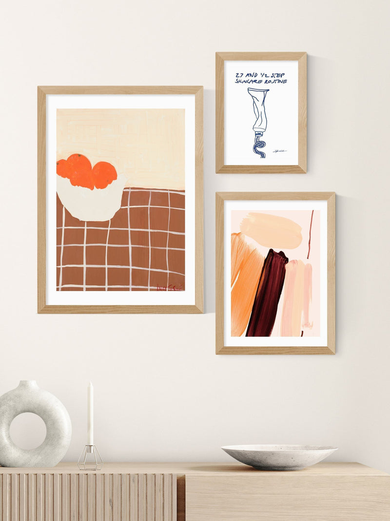 East End Prints Oak Minimalist Painting IV framed art print - British product