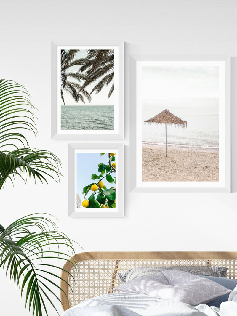East End Prints White Solaris 4 framed art print - British product