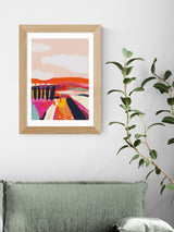 East End Prints Oak Landscape Framed Art Print