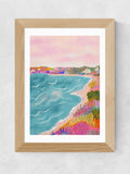 East End Prints oak seascape framed art print - British product