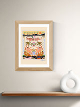 East End Prints Oak Tropical Serenade Framed Art Print