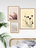 East End Prints oak withered flowers framed art print - British product