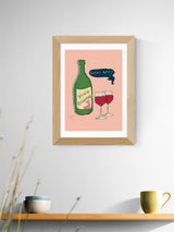 East End Prints Oak Wine Framed Art Print