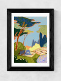 East End Prints Black Forever Holiday framed art print - British product