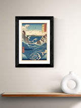 East End Prints Black Famous Views Framed Art Print