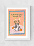 East End Prints flowers framed art print - British product