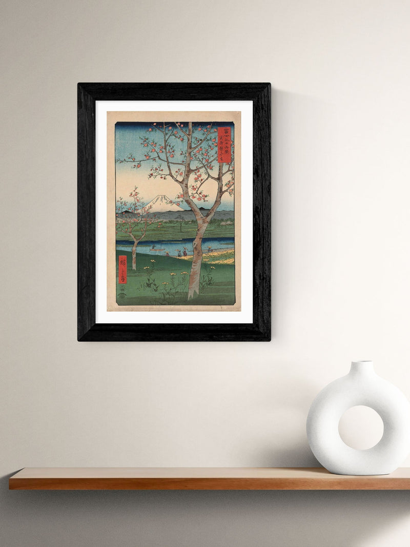 East End Prints The Outskirts of Koshigaya framed art print - British product