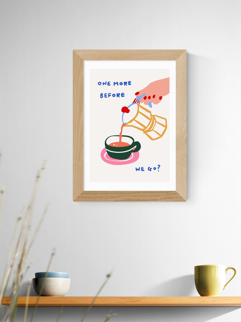 East End Prints oak one more framed art print - British product