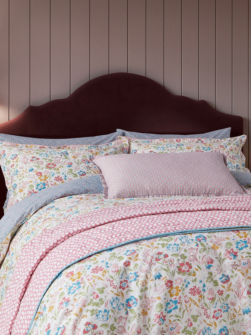 Land & Shore Meadowsweet duvet cover and pillowcase set, UK version