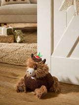 Brown Christmas Pudding Hamish The Highland Cow Doorstop