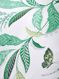 Sara Miller London Spring Green Fern Garden duvet cover and pillowcase set (British brand)