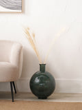 Pacific Lifestyle Sea Green Round Glass Vase