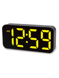 Acctim Clocks Black Ramone LED Colour Change Alarm Clock - British product