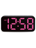 Acctim Clocks Black Ramone LED Colour Change Alarm Clock - British product