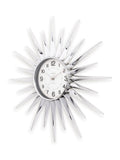 Acctim Clocks Silver Stella Starburst Wall Clock - British product