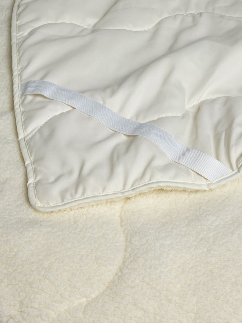 Cosy Fleece Reversible Mattress Protector - British product