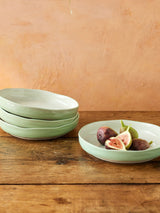 Jamie Oliver Set of 4 Green Big Love Stackable Dishy Stoneware Bowls 700ml