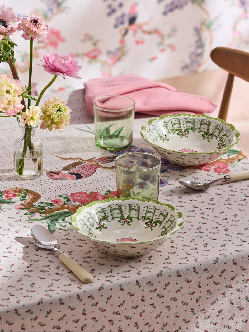 Cath Kidston Set of 2 Cream Spring Birds Bowls