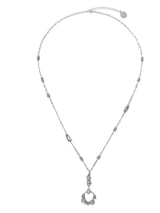 Bibi Bijoux Vintage Charm Long Pendant Silver Necklace 91cm