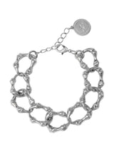 Bibi Bijoux Silver Bamboo Chain Bracelet 18.5cm
