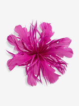 Jon Richard Pink Fushia Statement Floral Hair Clip Fascinator