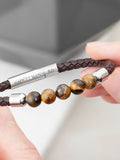 Treat Republic woven tiger's eye bracelet 21cm (British brand)