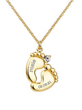Treat Republic baby personalised feet necklace (British brand)