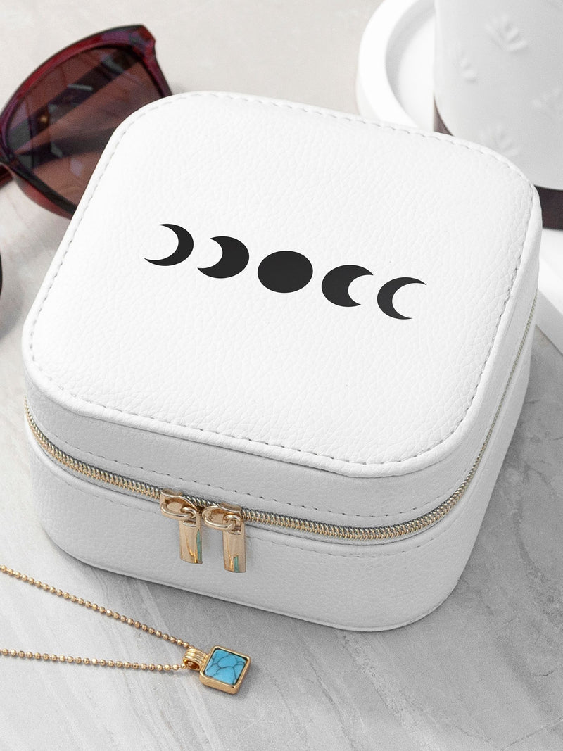 Treat Republic lunar phase travel jewellery case (British brand)