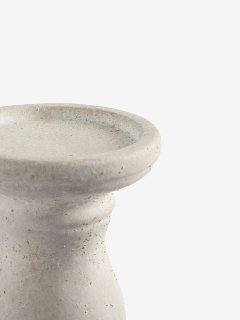 Lydford natural pillar candle holder, imported from the UK