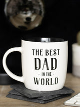 Something Different Black Best Dad in the World Ceramic Mug