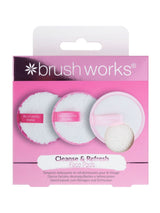 Brush Works Cleanse & Refresh Exfoliating Face Pads Three-Pack