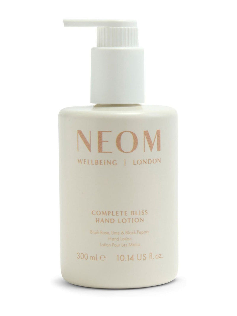 Neom Complete Bliss hand lotion Blush Rose, imported from the UK