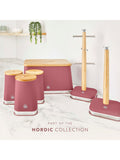 Swan Fuchsia Rose bread bin 16L (British brand)