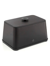 Swan Black Stealth Bread Bin with Simple Pull Lid 16L